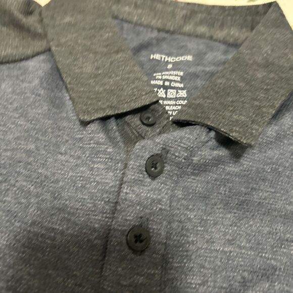 HETHCODE Men’s Quick Dry Short Sleeve Breathable Active Sports Golf T Shirt Gray - Picture 6 of 9